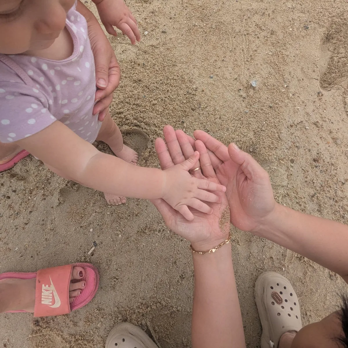 Trang with families in Hoi An